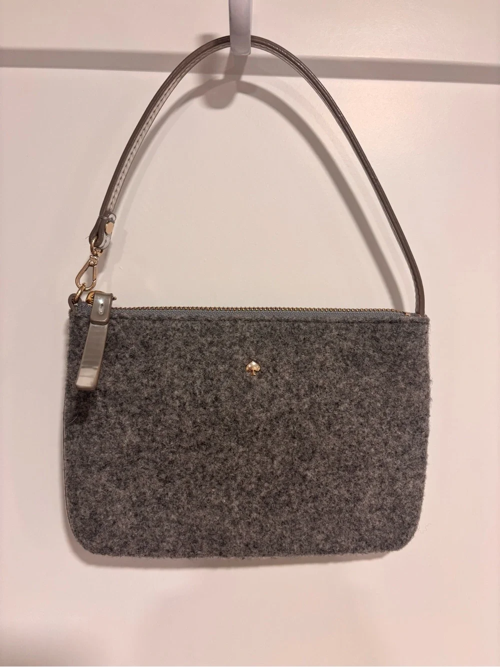Wool Kate Spade wristlet purse